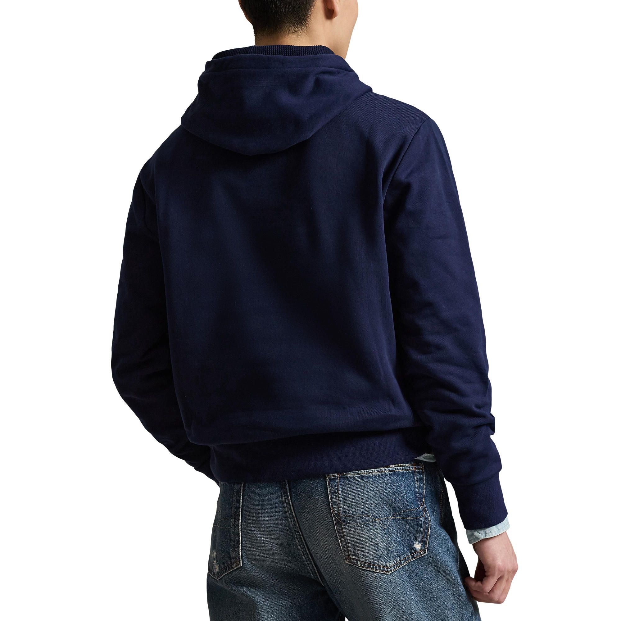 Polo Ralph Lauren Fleece Graphic Hoodie - Blue Jeans