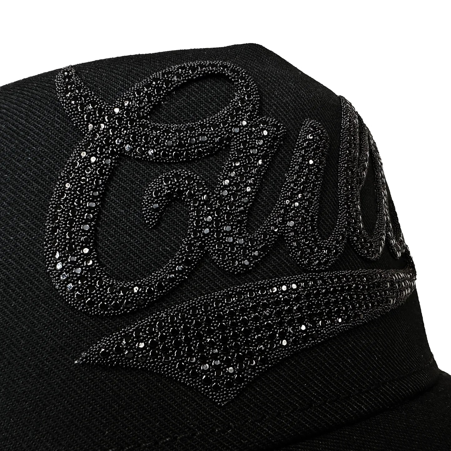 Cult Of Individuality Crystal Paisley Shimuchan Logo Mesh Back Trucker Hat - Blue Jeans