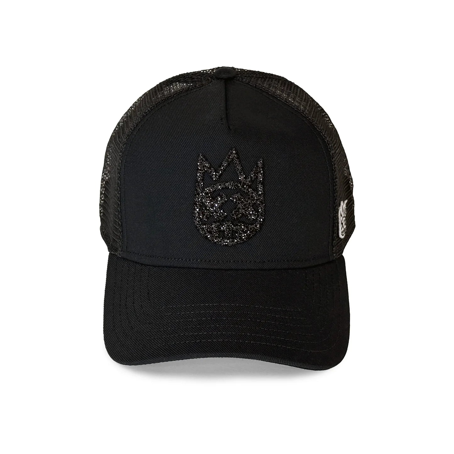 Cult Of Individuality Crystal Logo Mesh Back Trucker Hat - Blue Jeans