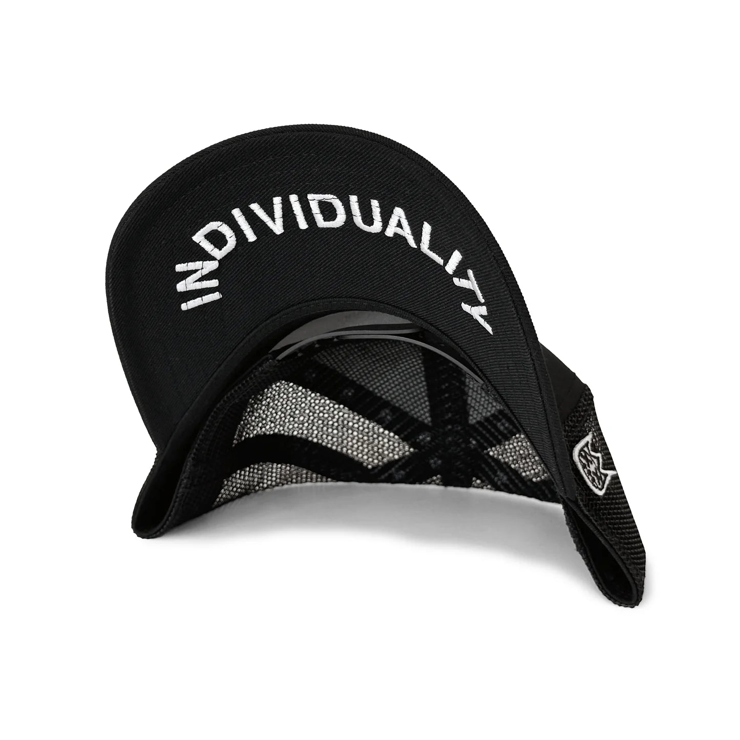 Cult Of Individuality Crystal Logo Mesh Back Trucker Hat - Blue Jeans