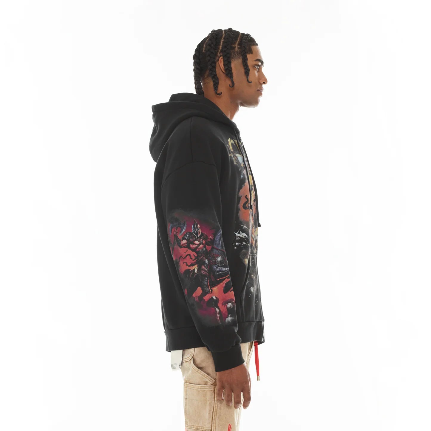 Cult Of Individuality Cult's Zip Novelty Hoody "Horseman"