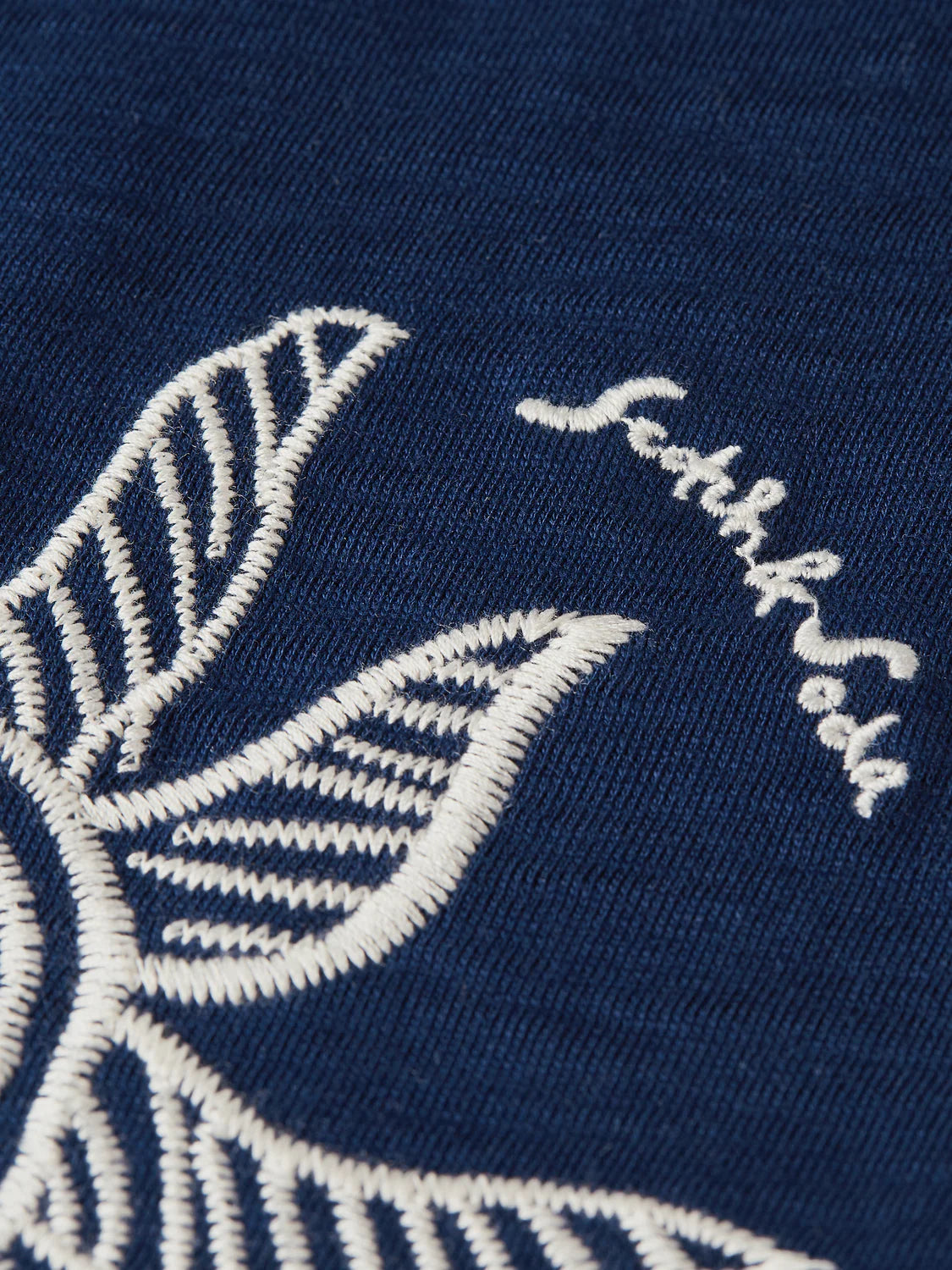 Scotch & Soda Embroidered Artwork Relaxed Fit T-shirt