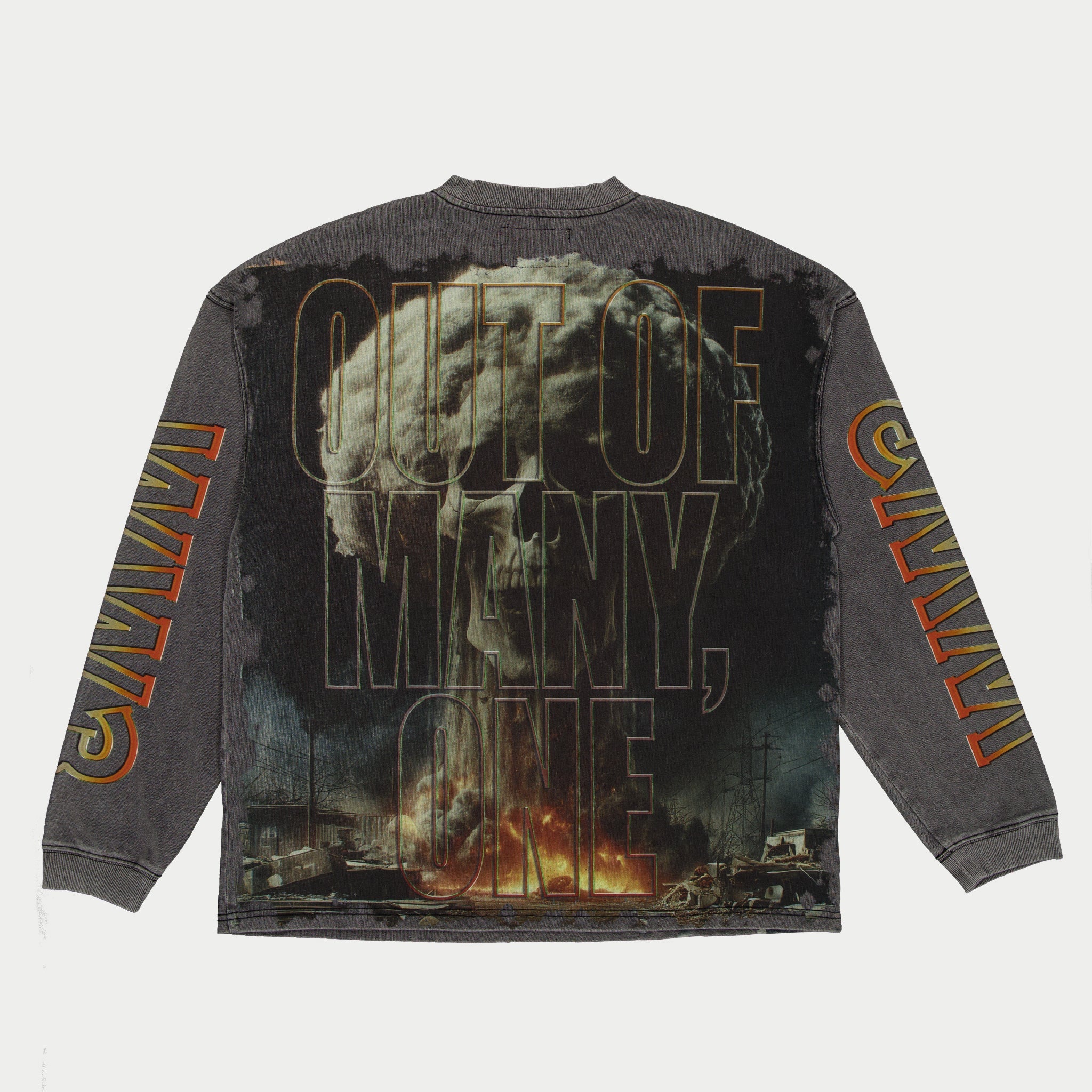 Godspeed Code Red Long Sleeve (Grey Wash)