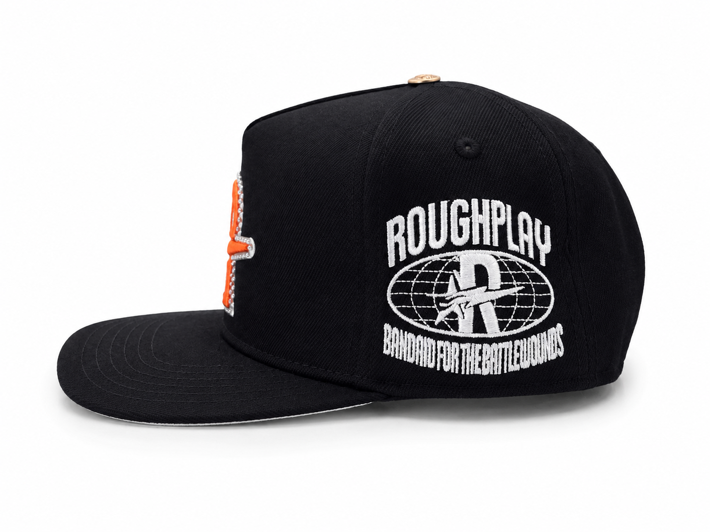 Roughplay Black/Orange Snapback