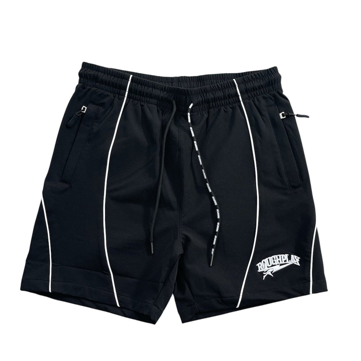 Roughplay Black Pipe Shorts