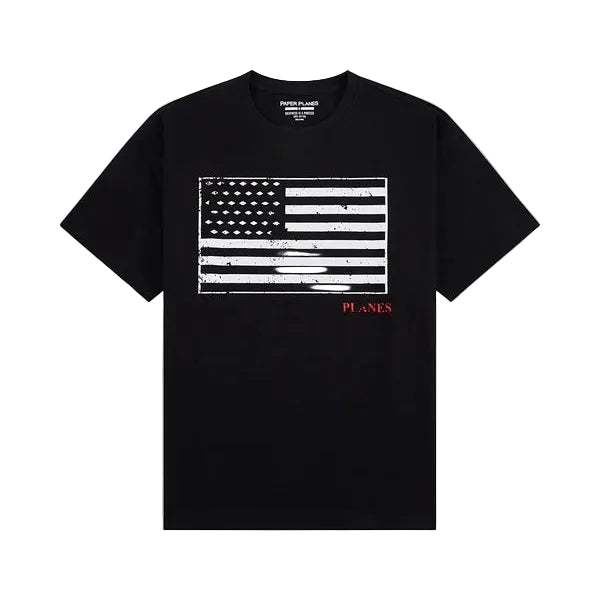 Paper Planes Black Diamond Flag Tee