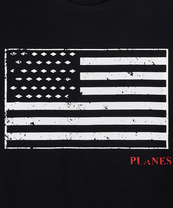 Paper Planes Black Diamond Flag Tee