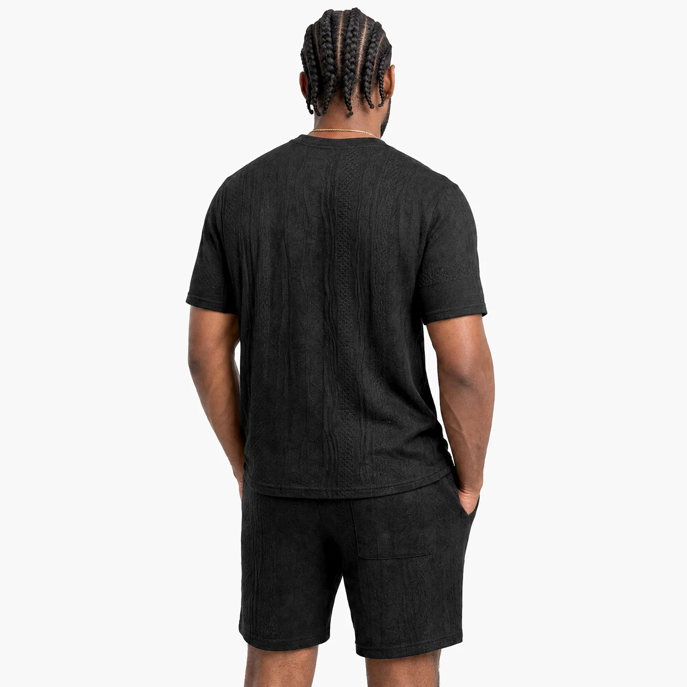 Coogi New - Light Weight Sweater Knit Short-Set