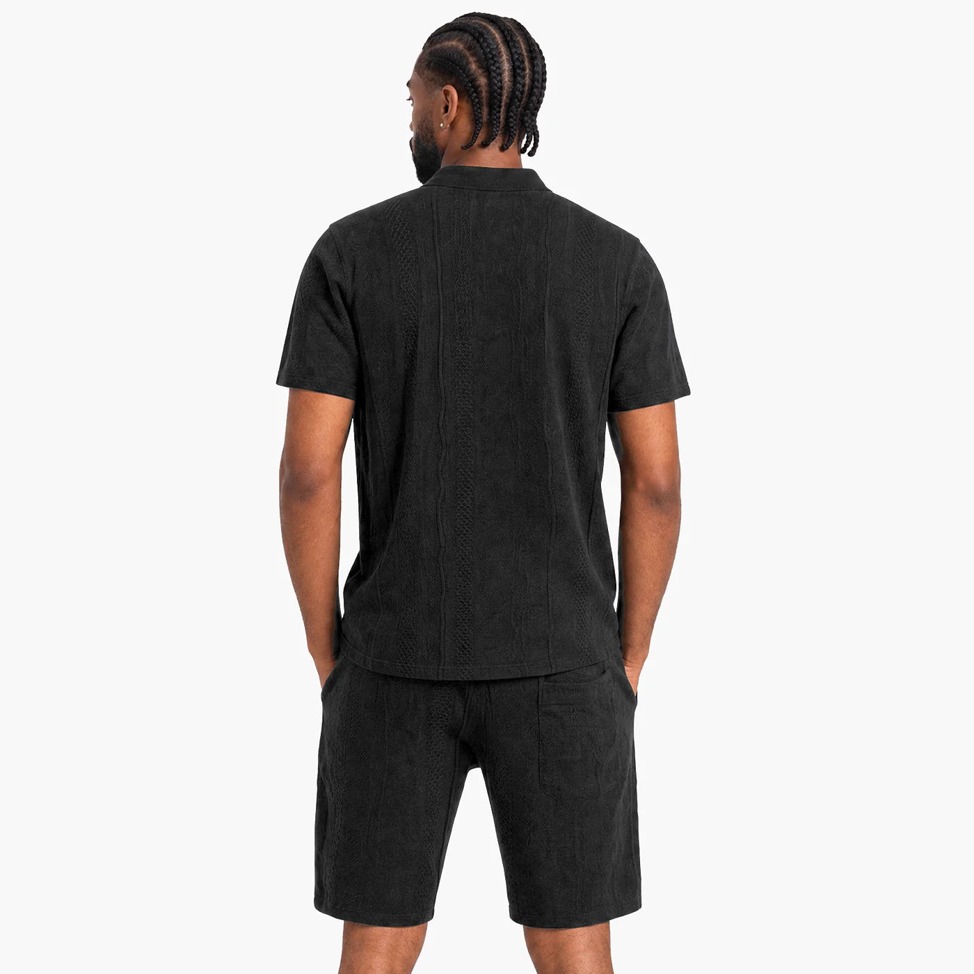 Coogi New - Light Weight Sweater Knit Short-Set