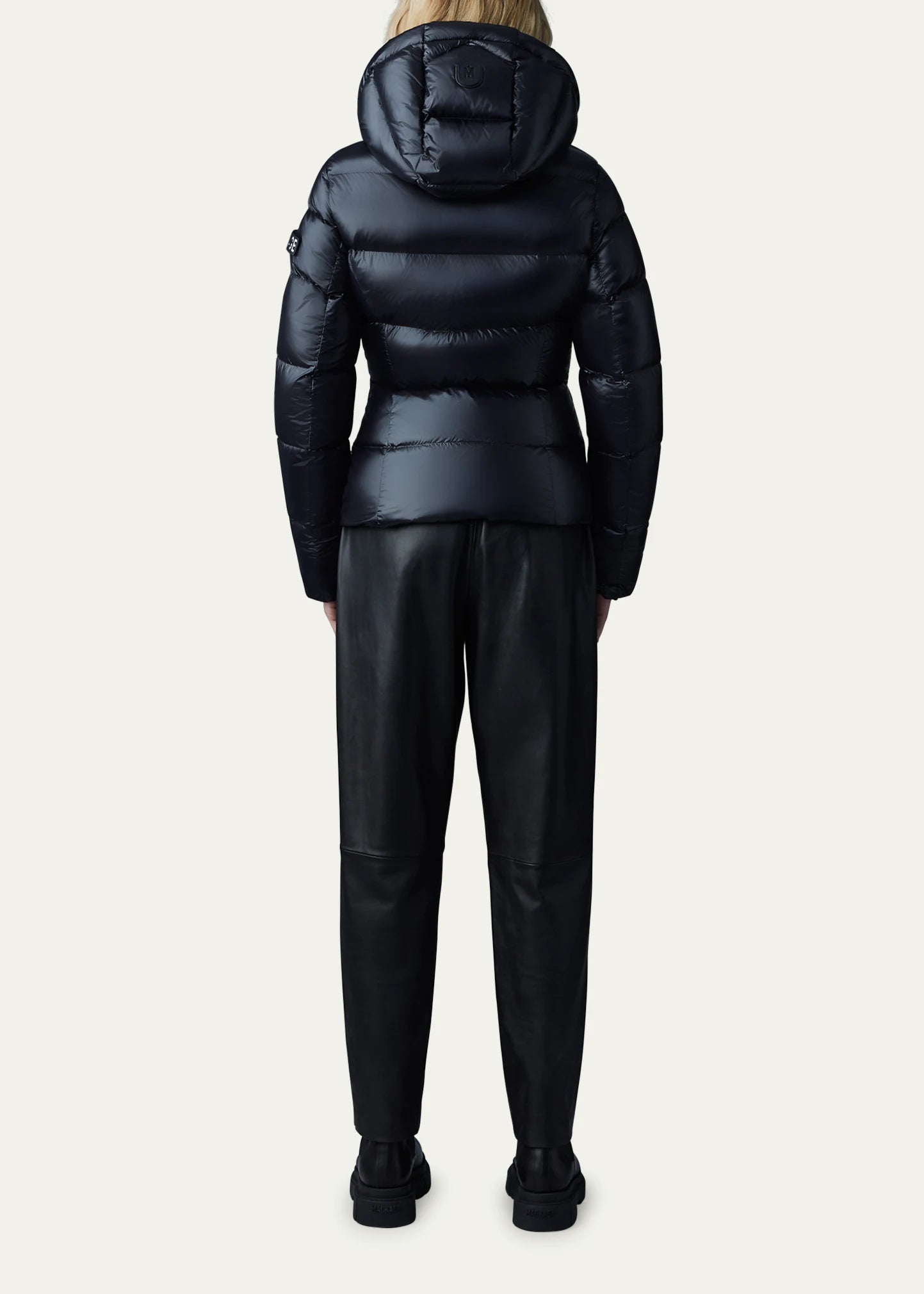Mackage Madalyn Lustrous Light Down Jacket With Hood For Ladies