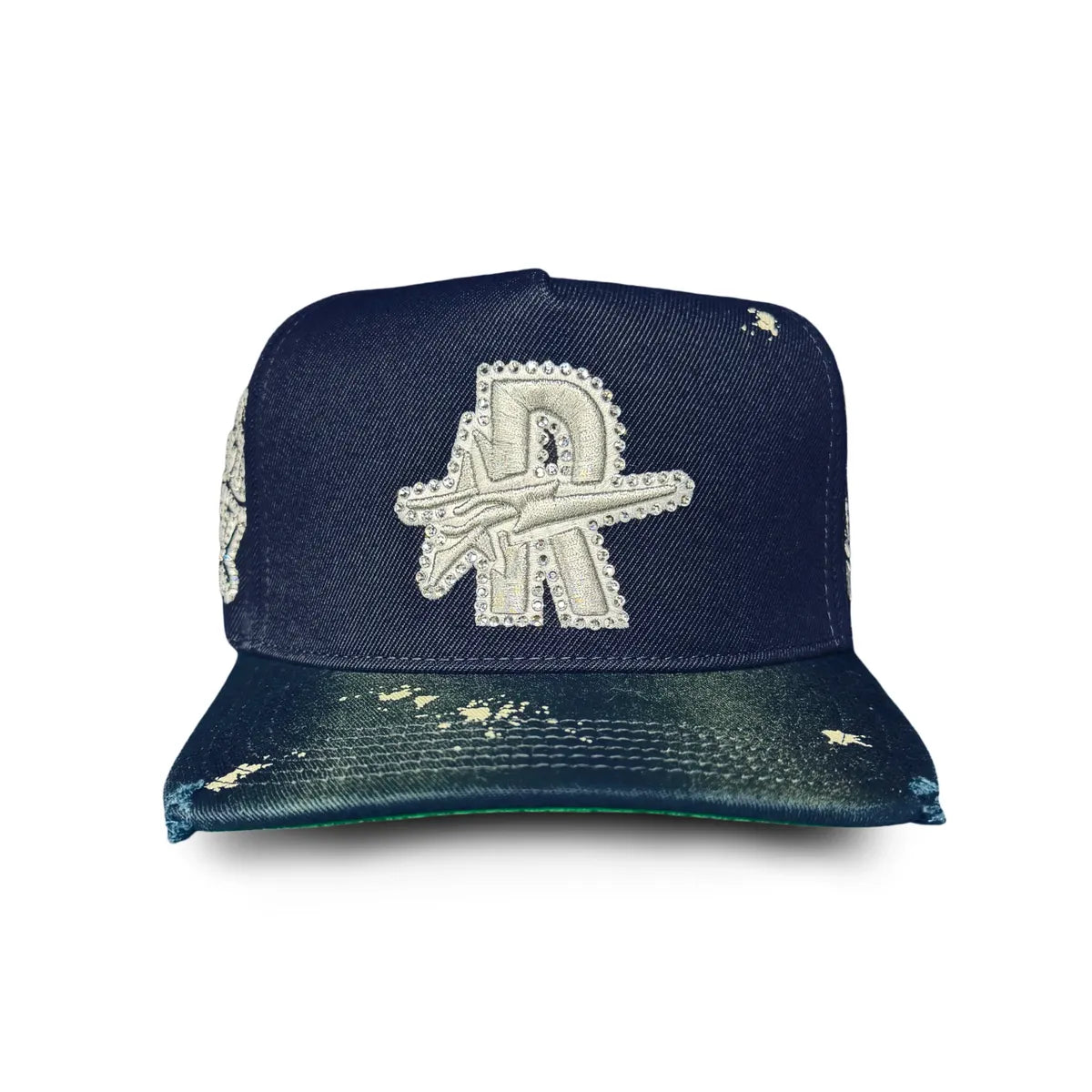 Roughplay Vintage Snapback (Navy/Silver)