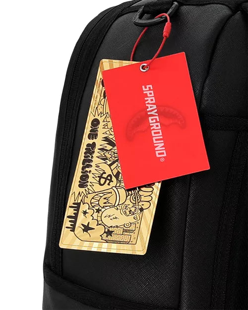 Sprayground Blacked Out Embossed Tooth Backpack
