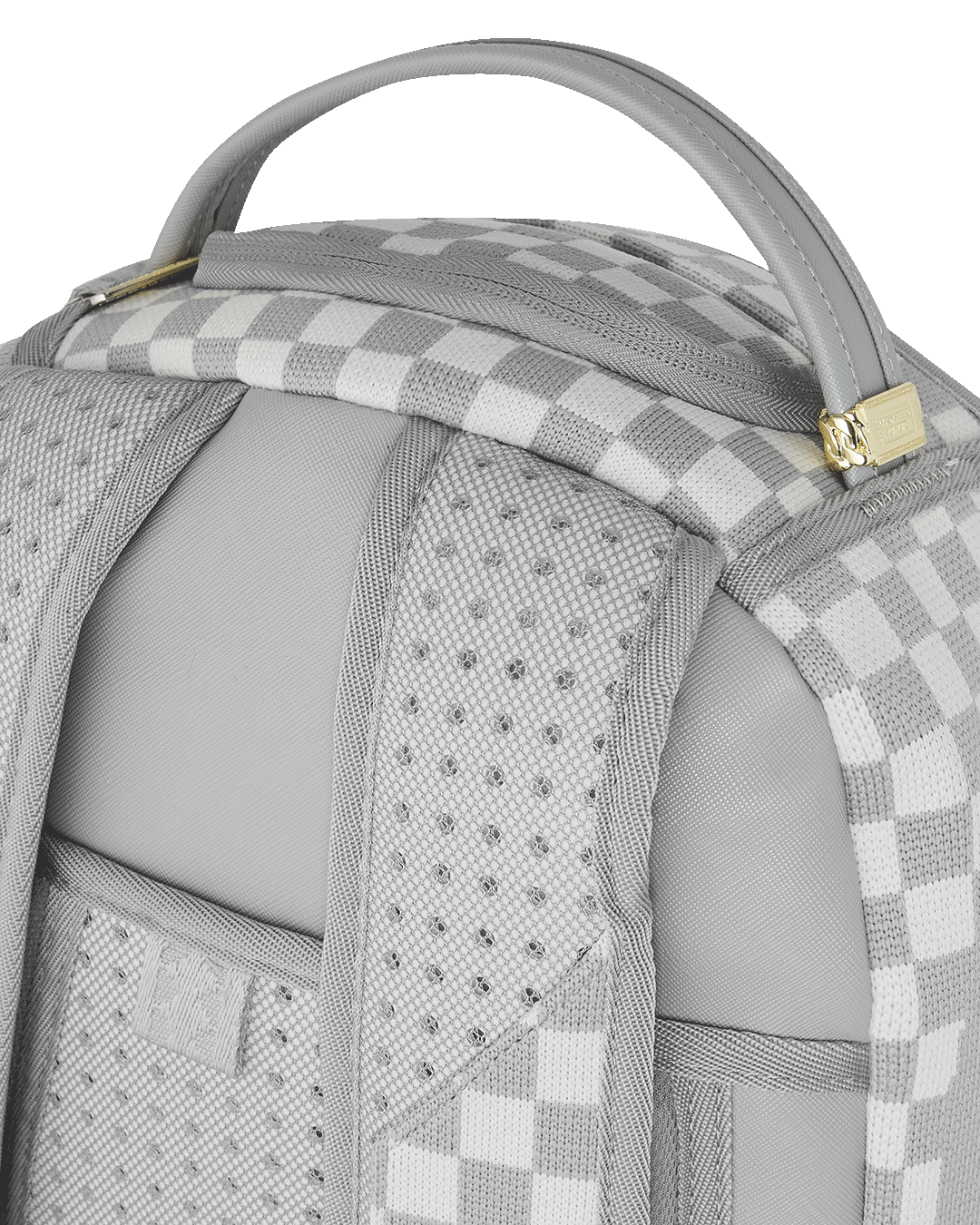 Sprayground Knit Sharks In Paris In Cream DLX Backpack