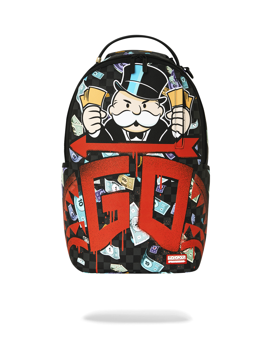 Sprayground Monopoly Time To Go Backpack