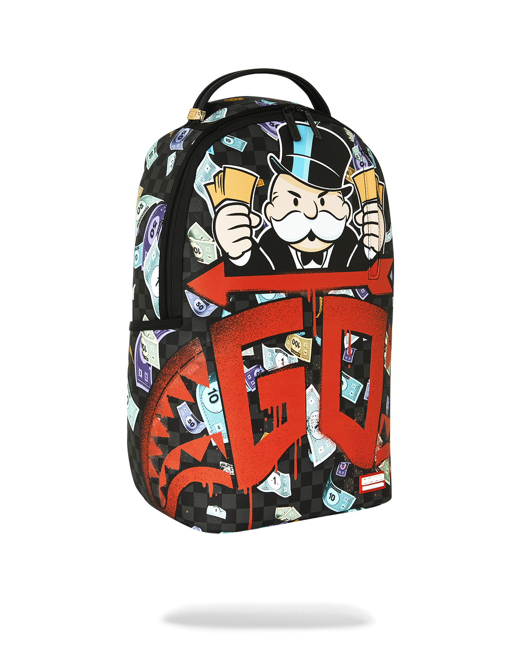 Sprayground Monopoly Time To Go Backpack