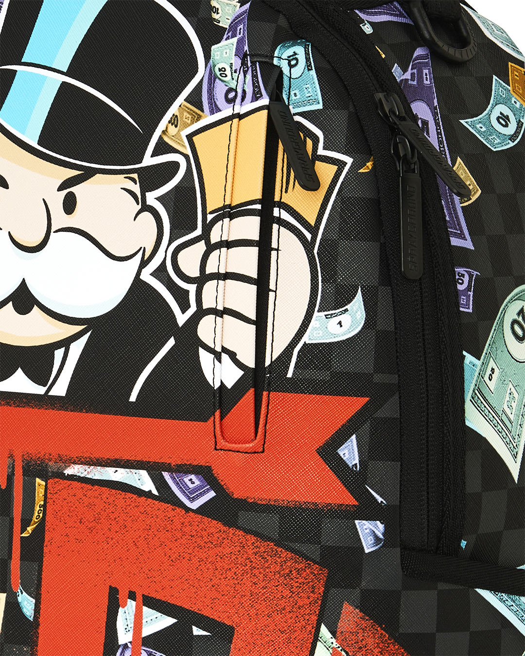 Sprayground Monopoly Time To Go Backpack