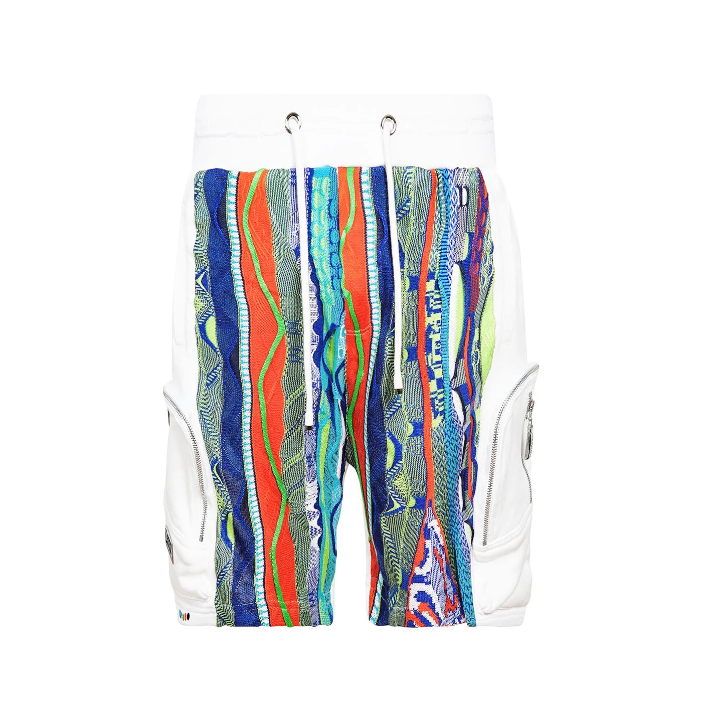 Coogi Sweater Pieced Fleece Shorts - Malibu