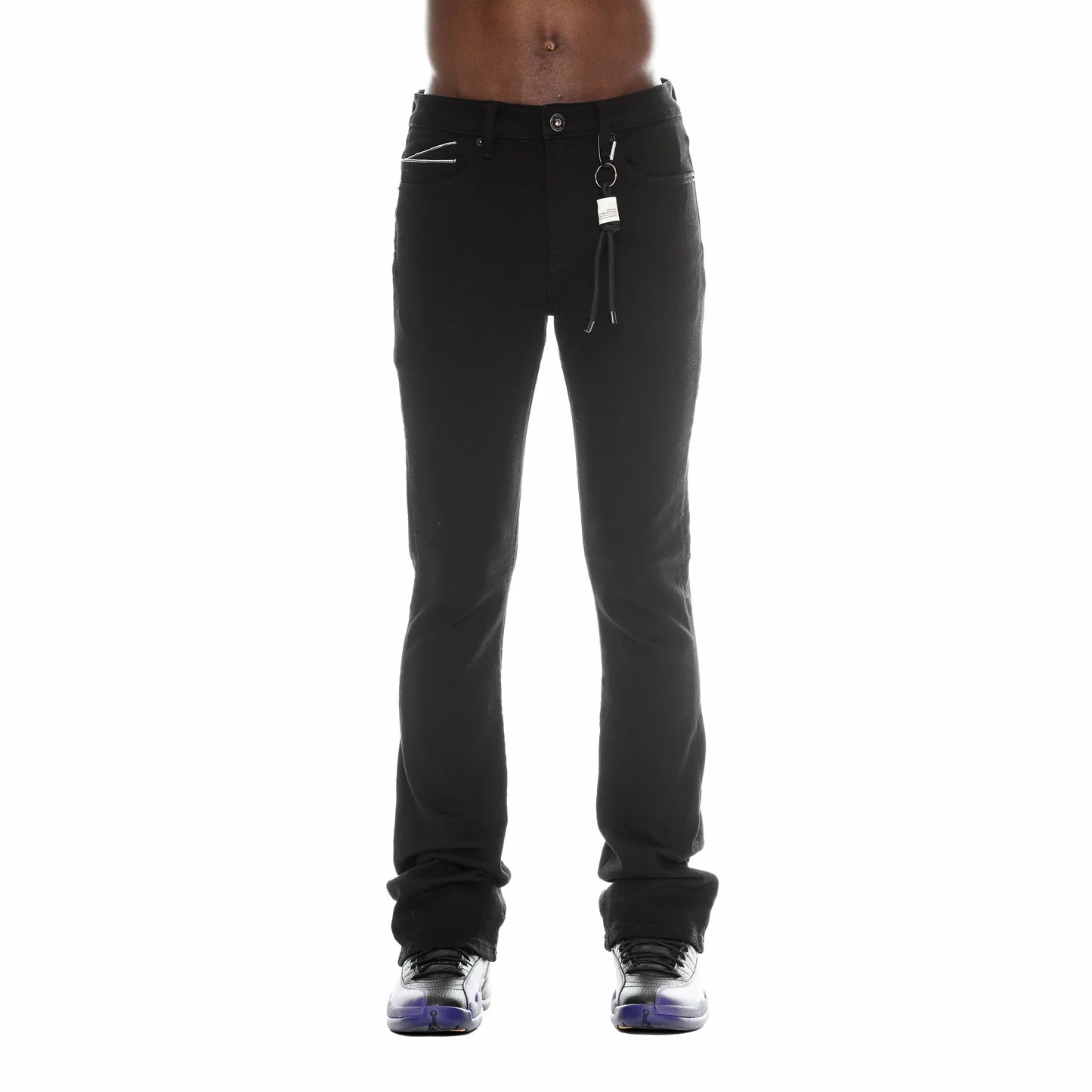 Cult Of Individuality Lenny Bootcut Jeans In Triple Black