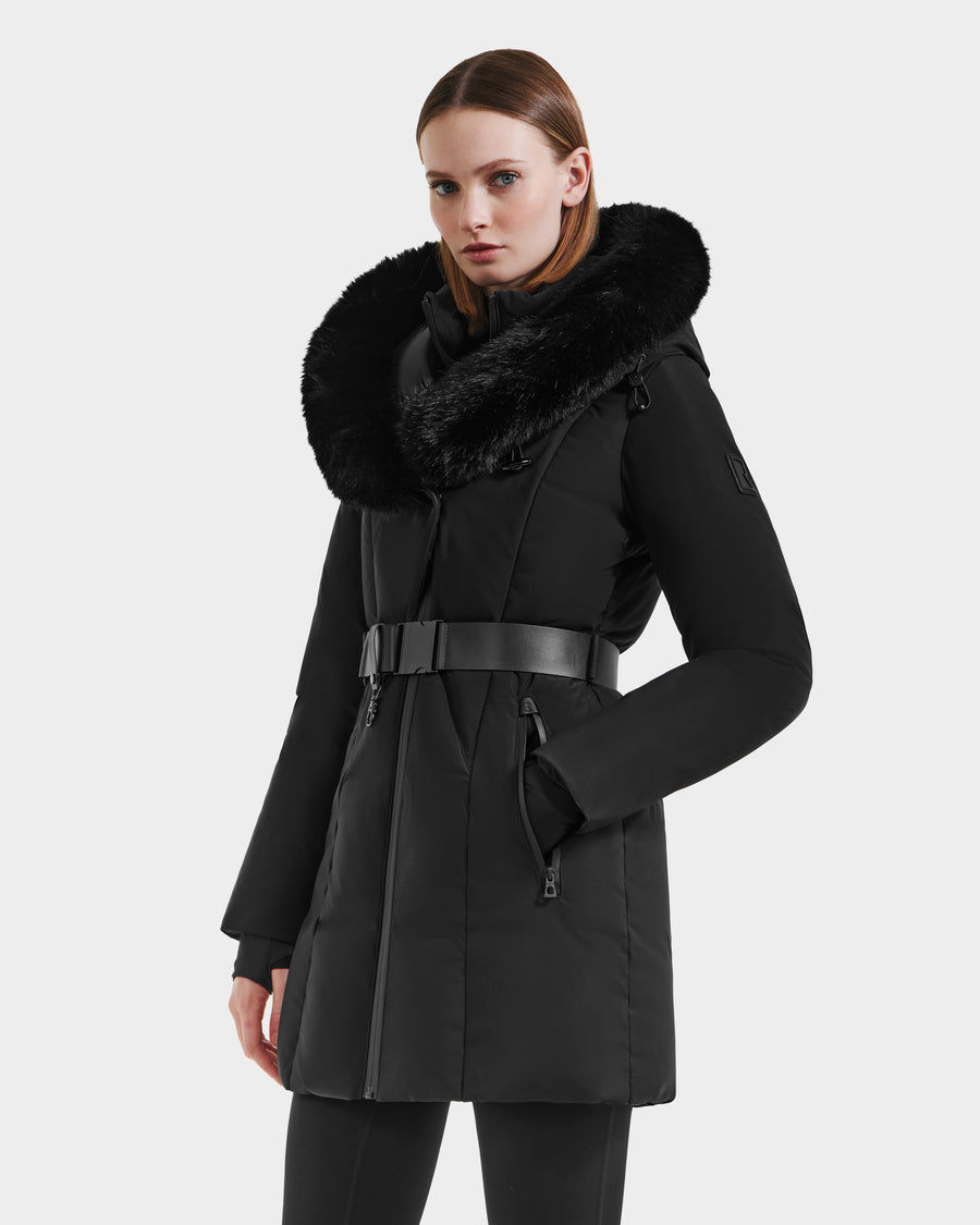 Rudsak Moda Women’s Down Puffer With Faux Fur