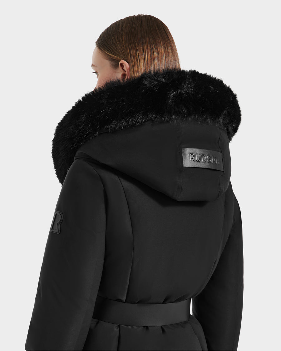 Rudsak Moda Women’s Down Puffer With Faux Fur