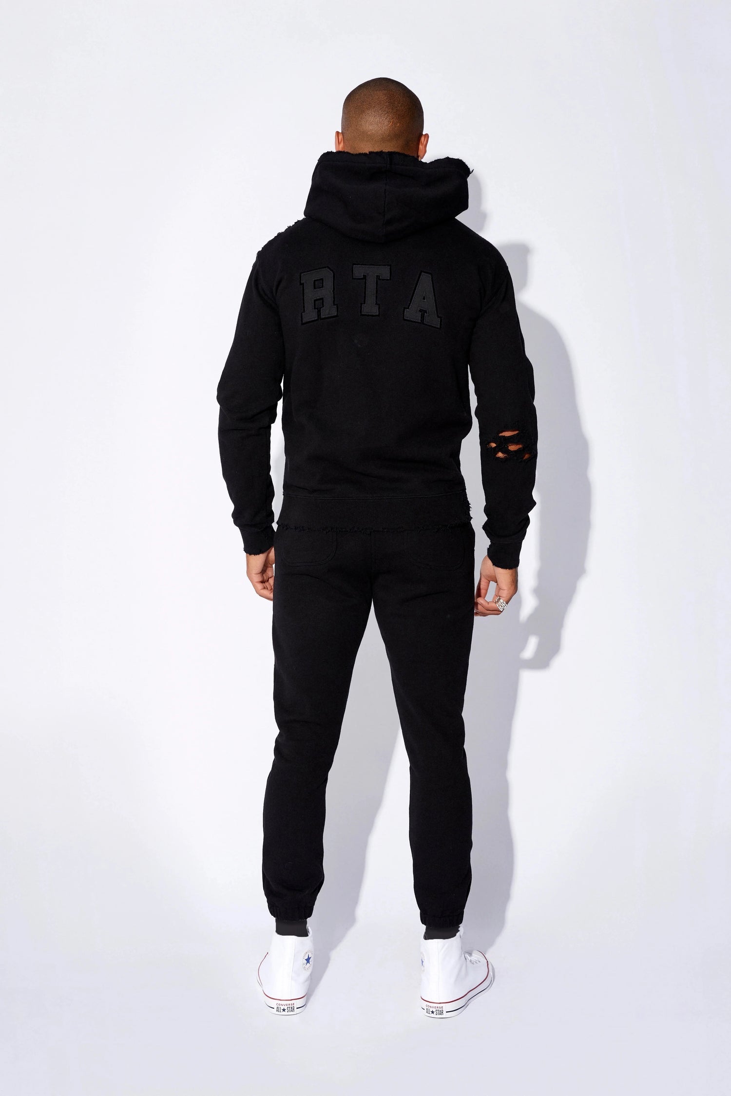 RTA Markus Black Sweatsuit