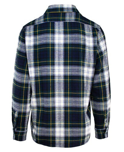 Schott Plaid Cotton Flannel Shirt