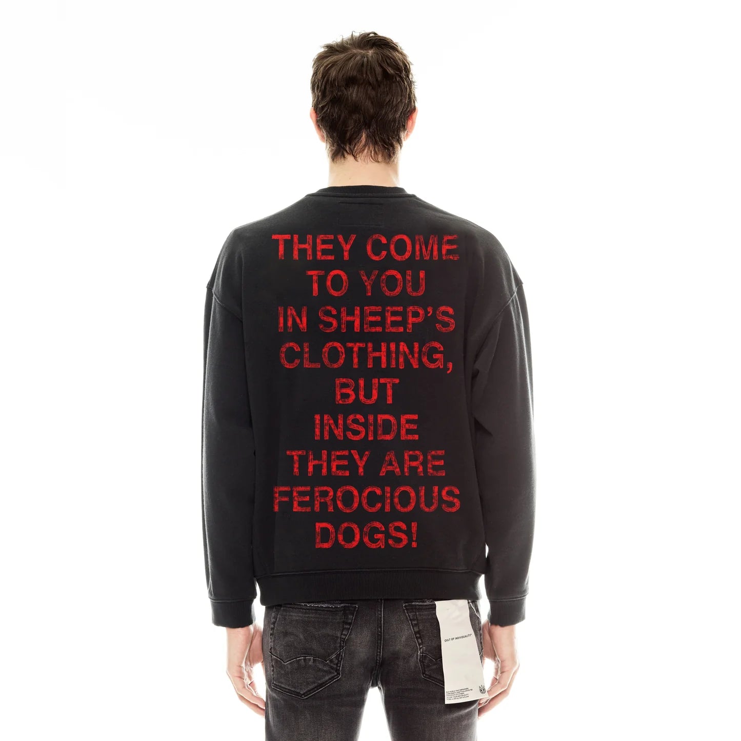 Cult Of Individuality Crewneck Fleece Sweater