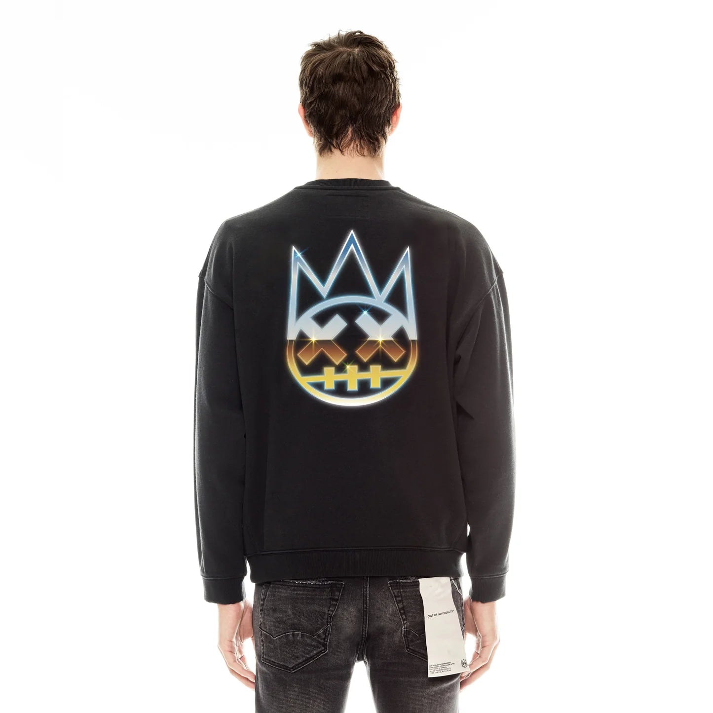 Cult Of Individuality Crewneck Fleece Sweater “Nailhead”