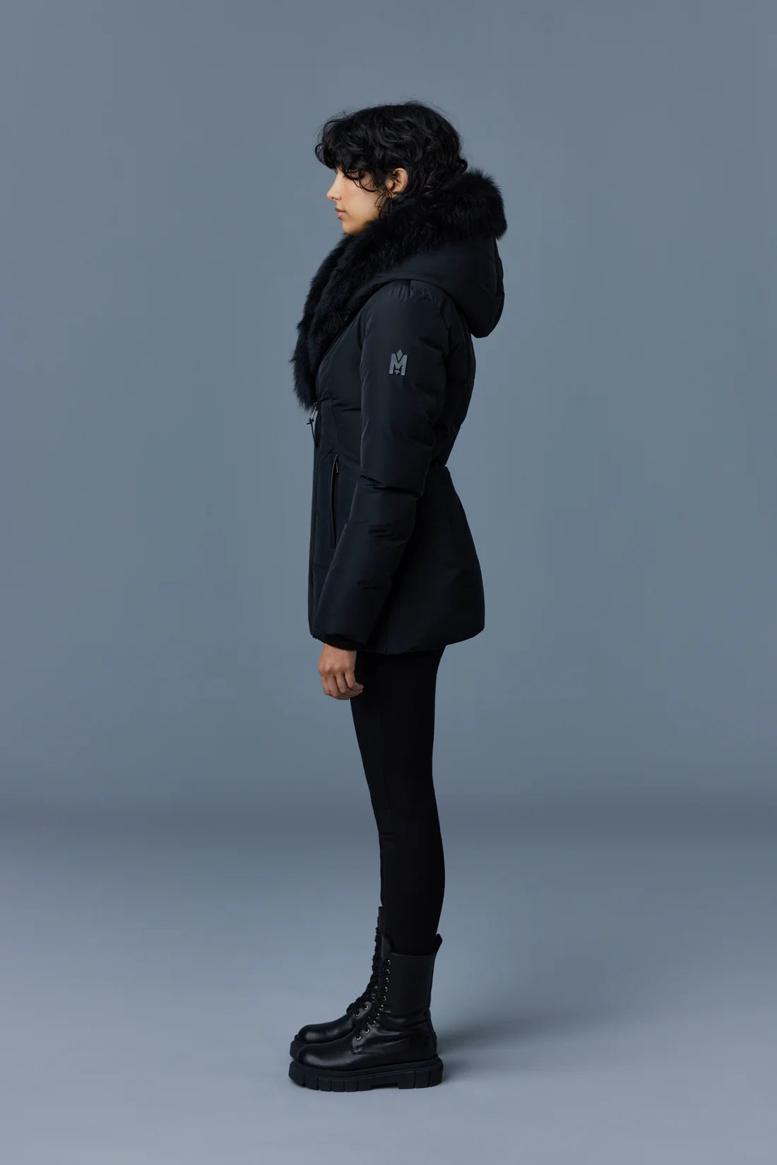 Mackage ADALI Down coat with sheepskin Signature Mackage Collar