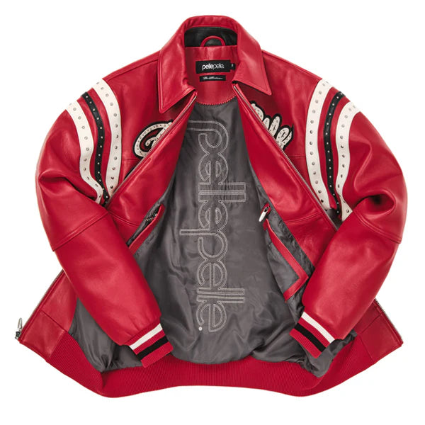 Pelle Pelle Encrusted Varsity Jacket