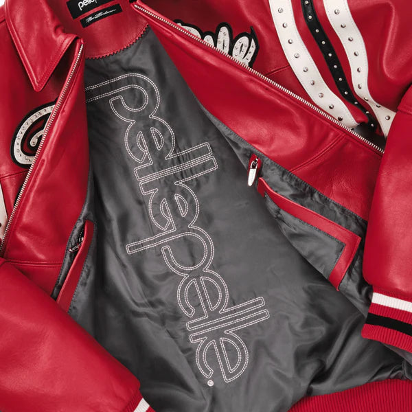 Pelle Pelle Encrusted Varsity Jacket