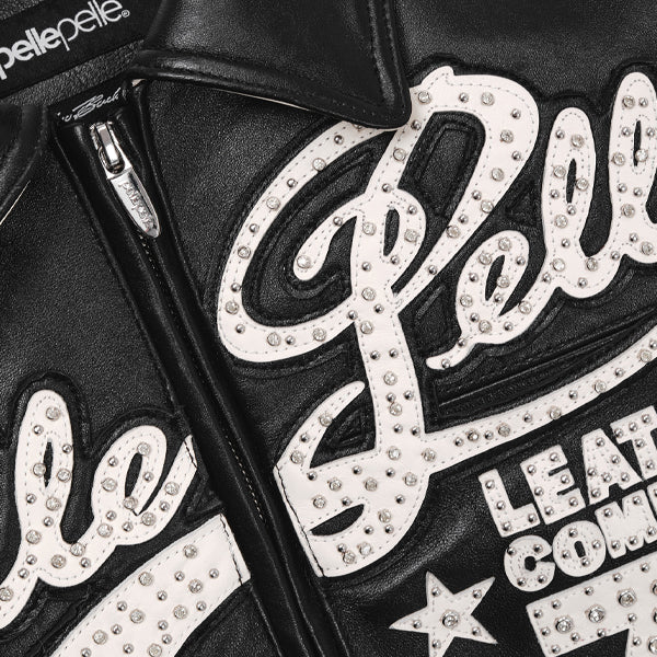 Pelle Pelle Encrusted Varsity Jacket