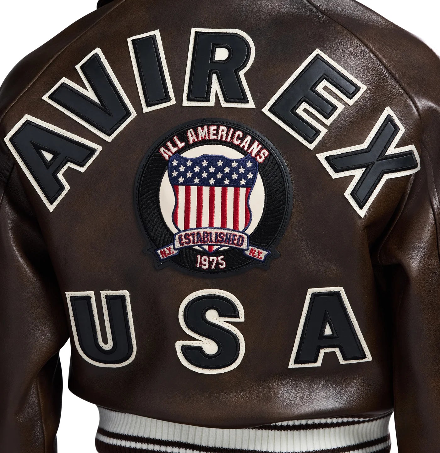 Avirex Women’s Leather Crop Jacket