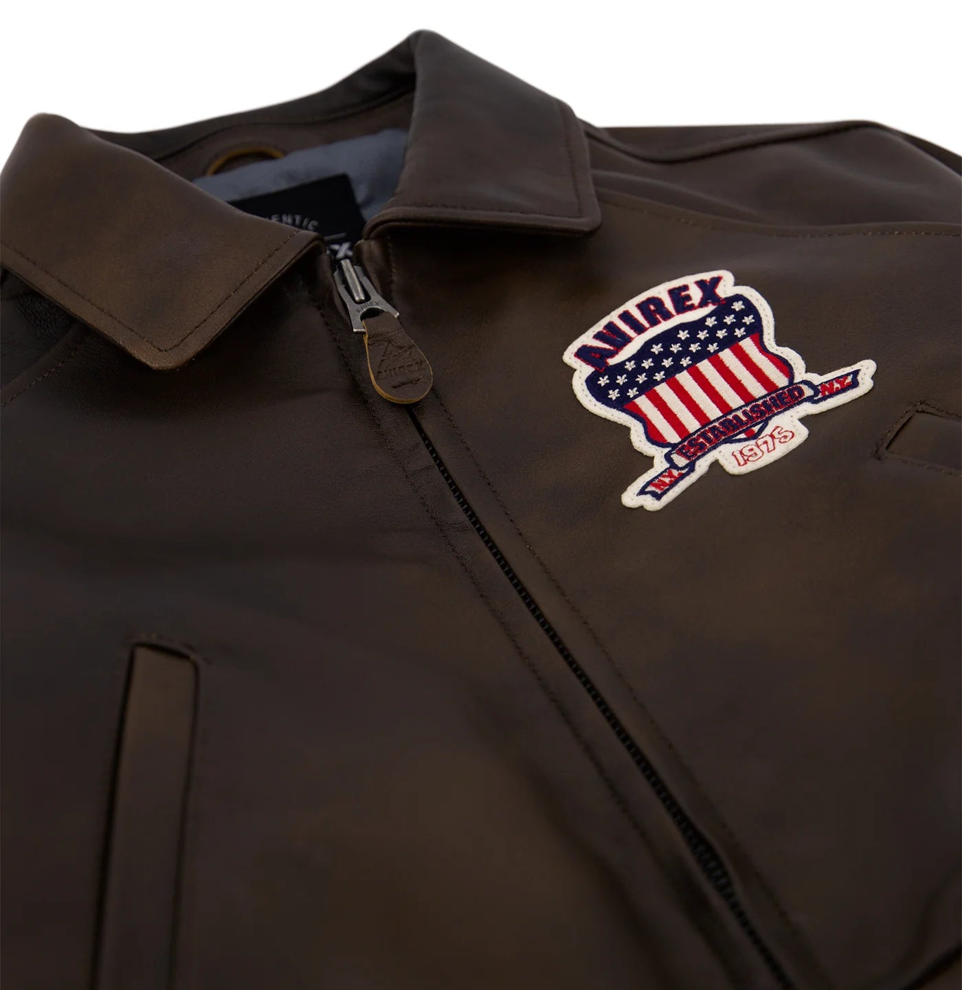 Avirex Women’s Leather Crop Jacket