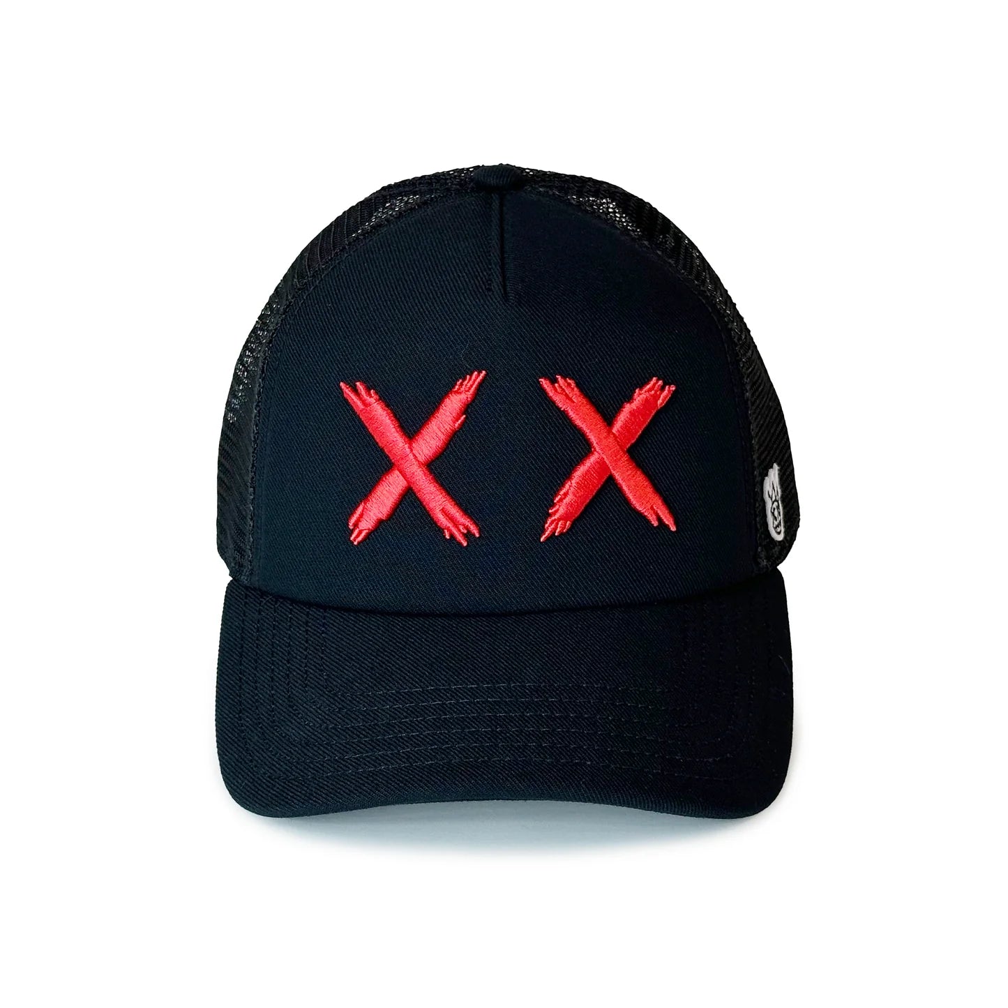 Cult Of Individuality Mesh Back Trucker Curved Visor XX Red