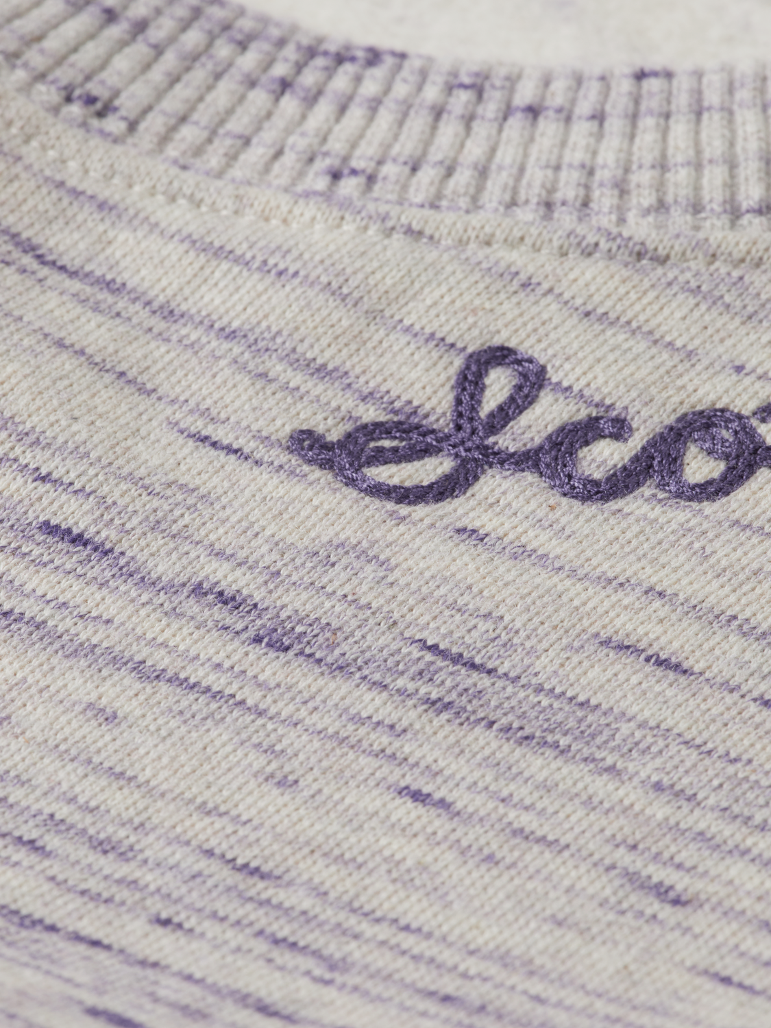 Scotch and soda Space Yarn Embroidered Loose-Fit Sweatshirt