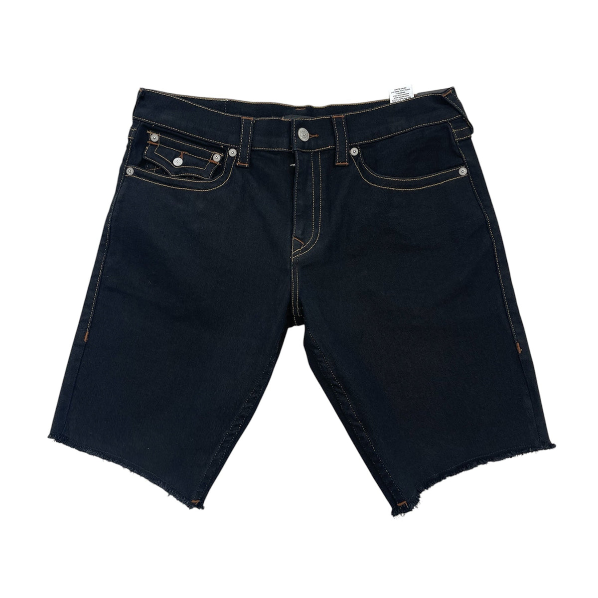 True Religion Ricky SN Flap Short Fray Hem
