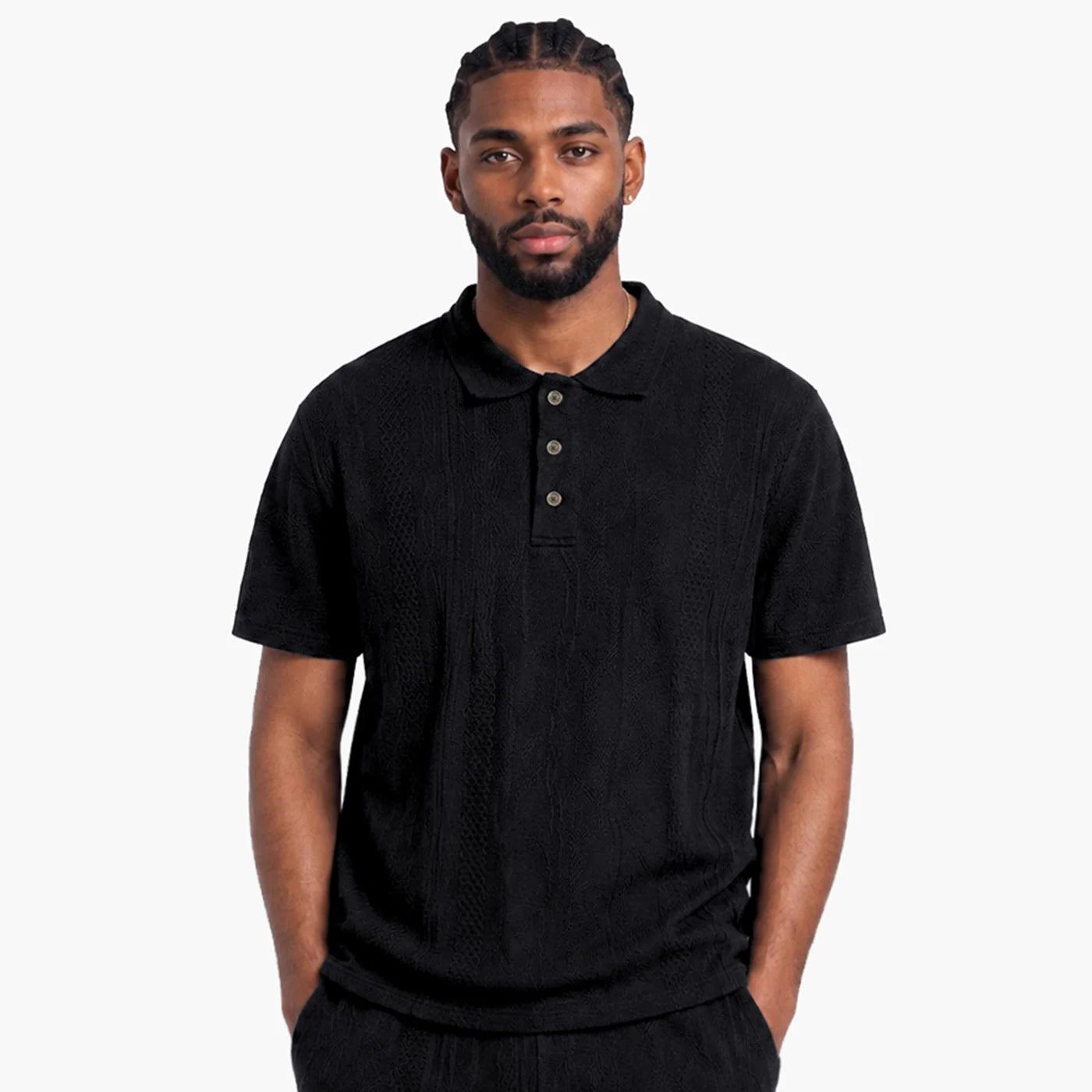 Coogi New - Light Weight Sweater Knit Short-Set