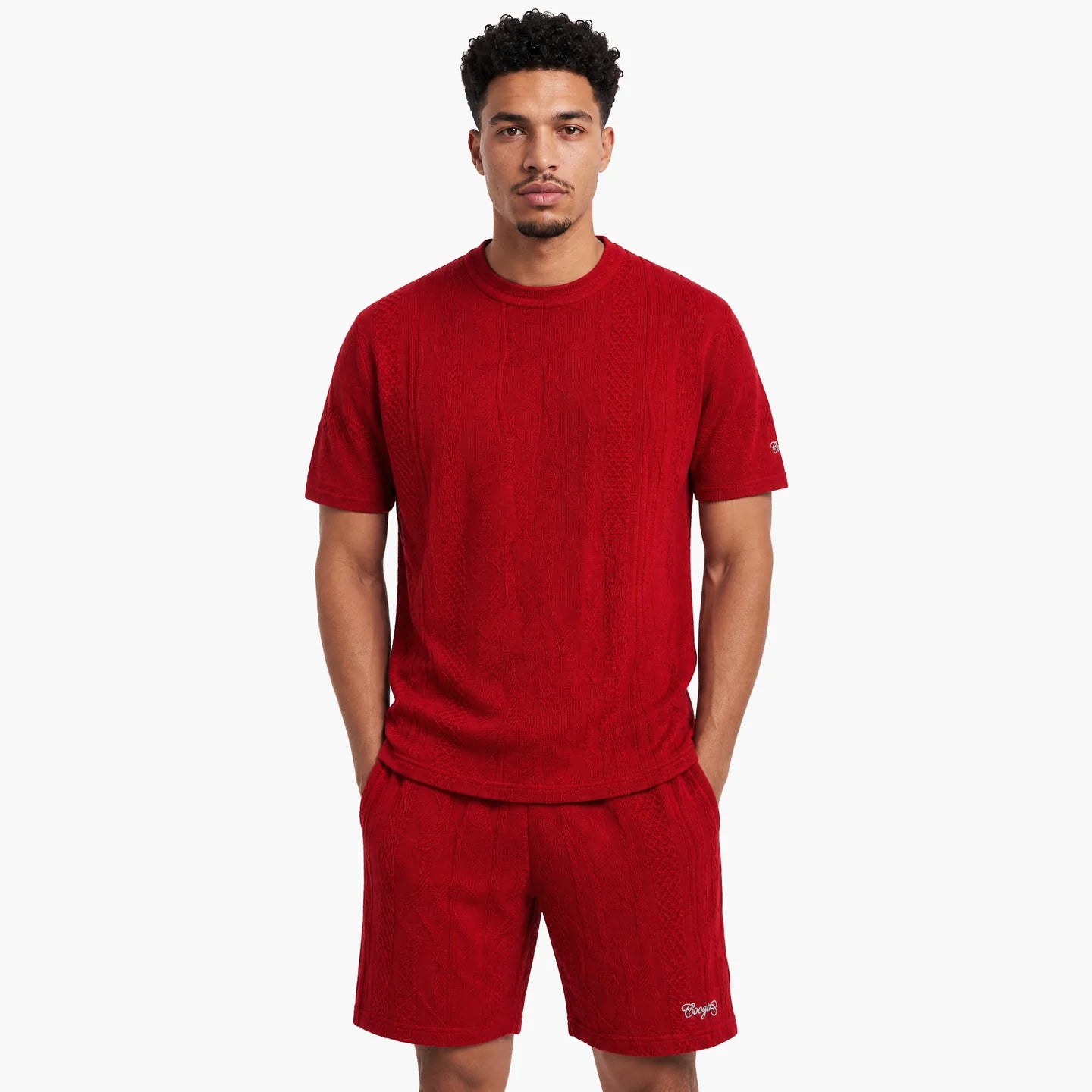 Coogi New - Light Weight Sweater Knit Short-Set
