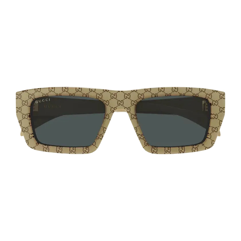 Gucci GG2020S-004 Logo Acetate Rectangle Sunglasses