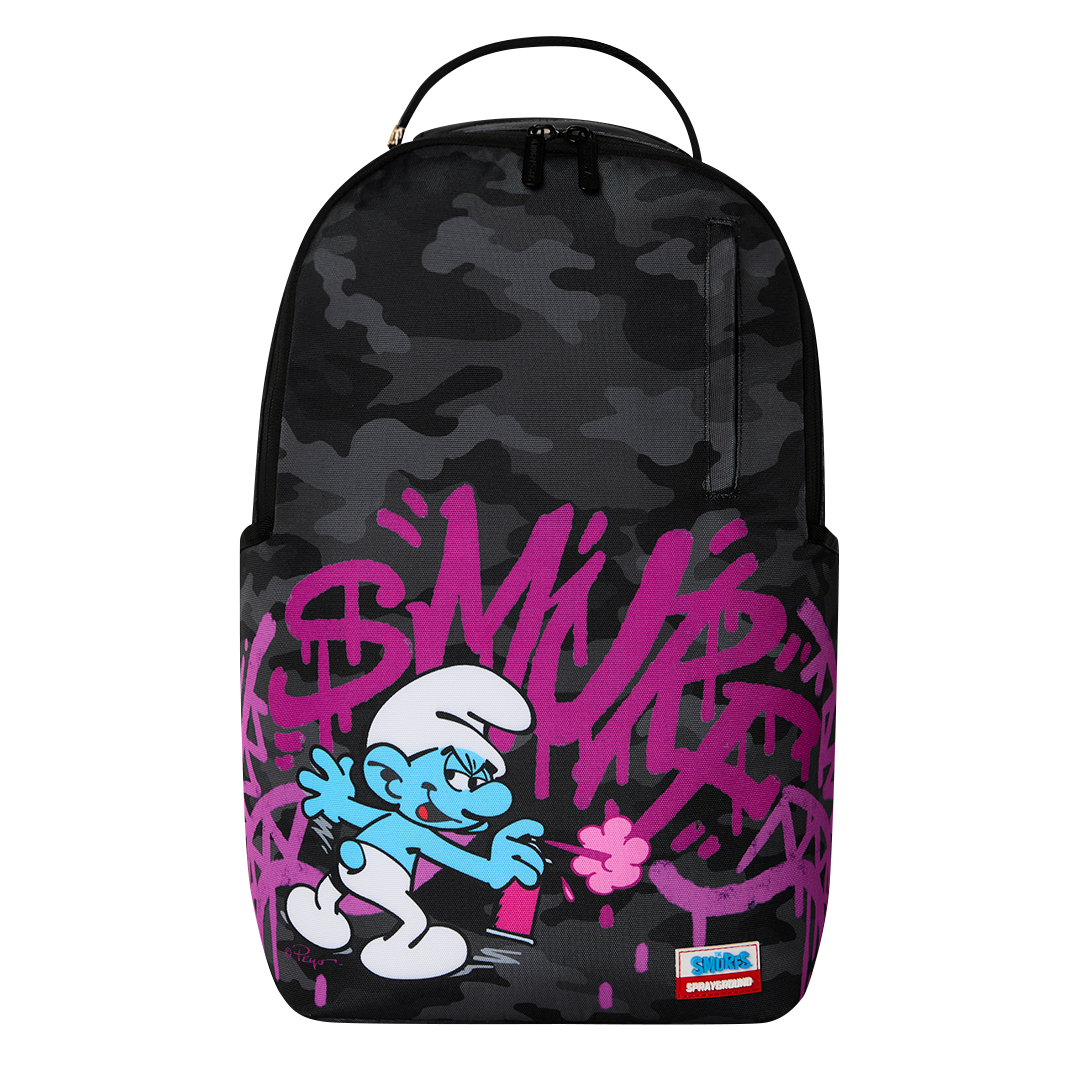 Sprayground Smurfs Shark Tag Backpack