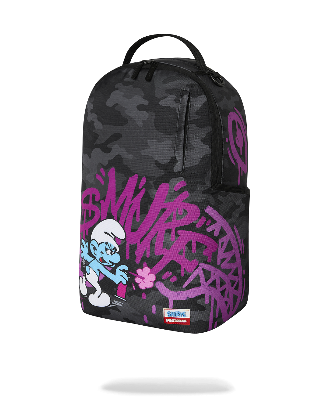 Sprayground Smurfs Shark Tag Backpack