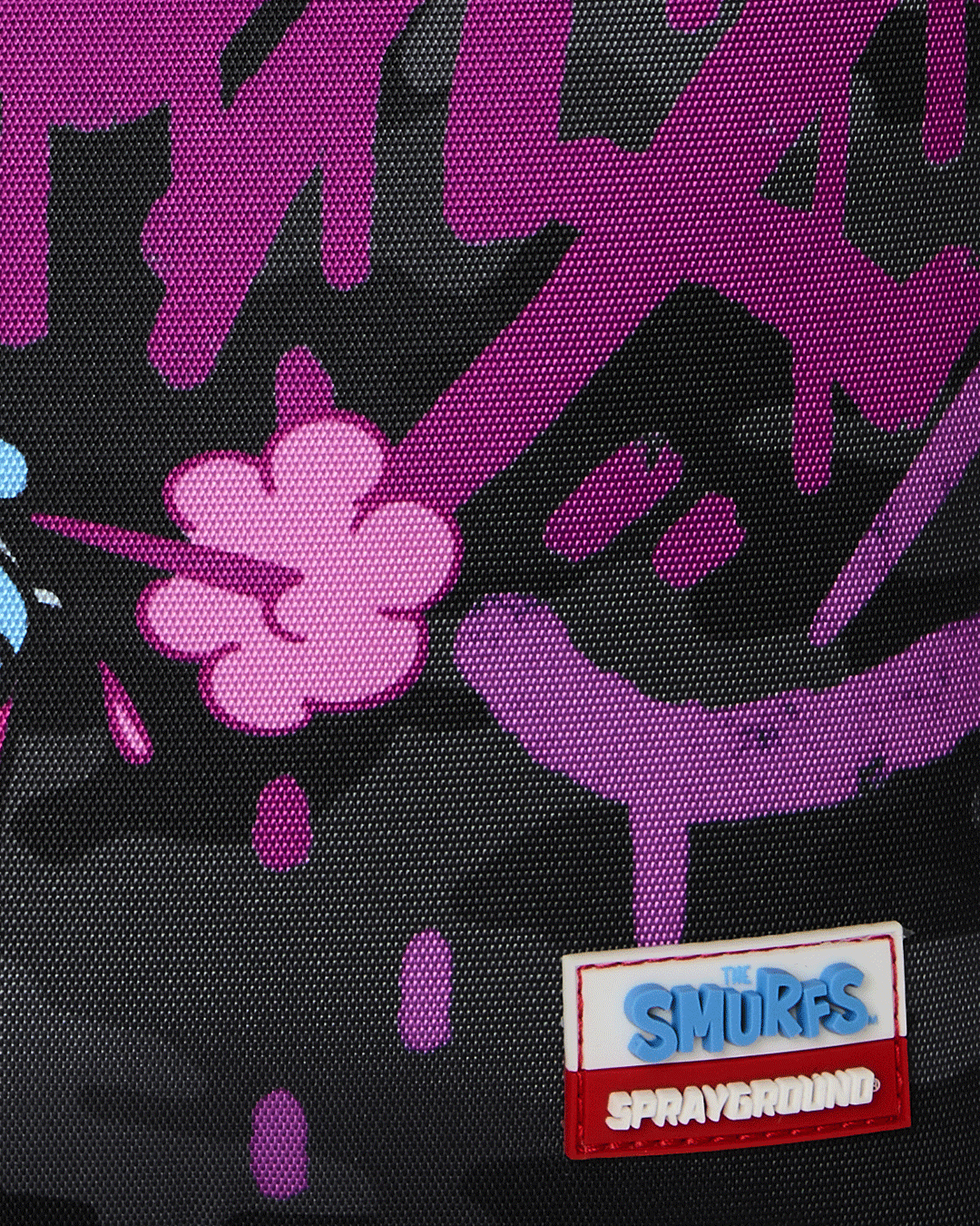 Sprayground Smurfs Shark Tag Backpack