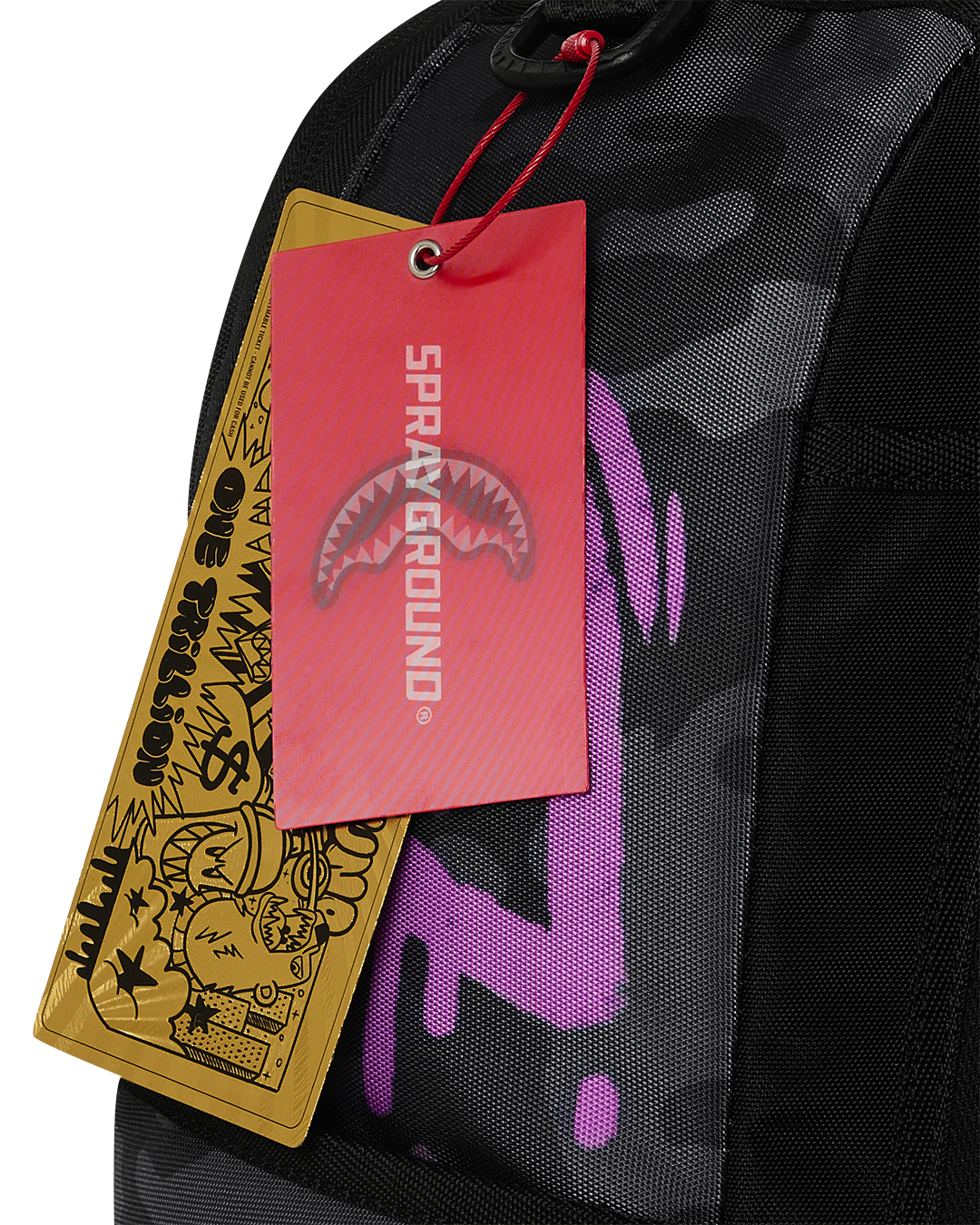 Sprayground Smurfs Shark Tag Backpack