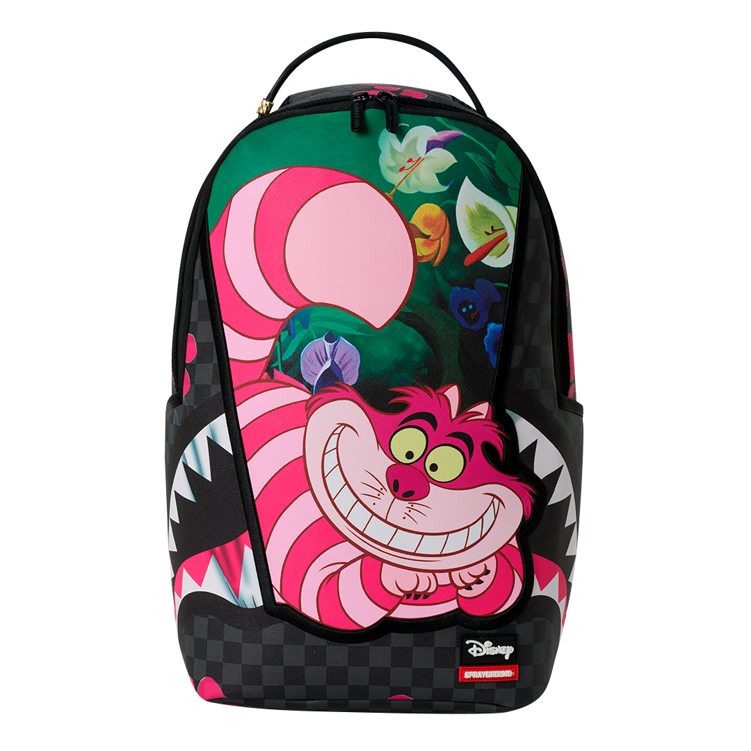 Sprayground Disney Alice In Wonderland Cheshire Cat Mad Shark Backpack