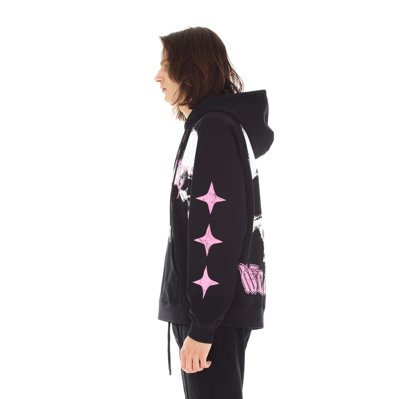 Cult Of Individuality Zip Hooded Sweatshirt “Life is pain”