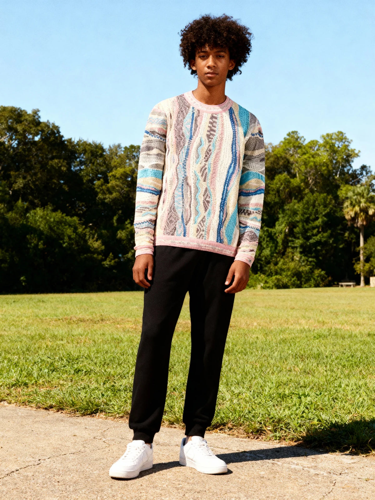 Kids Coogi Rosewater Crewneck