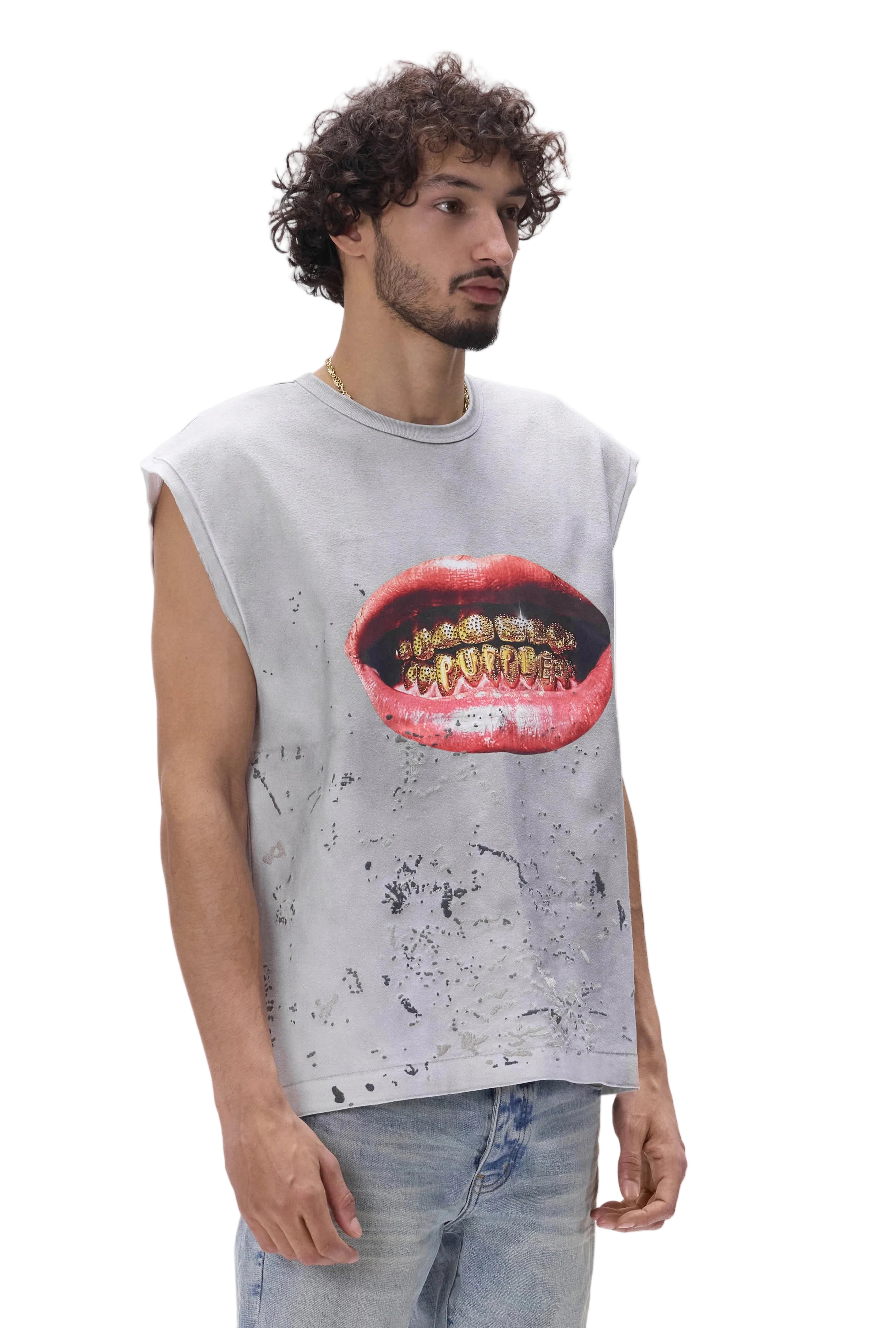 Purple Brand Smile Tank Top