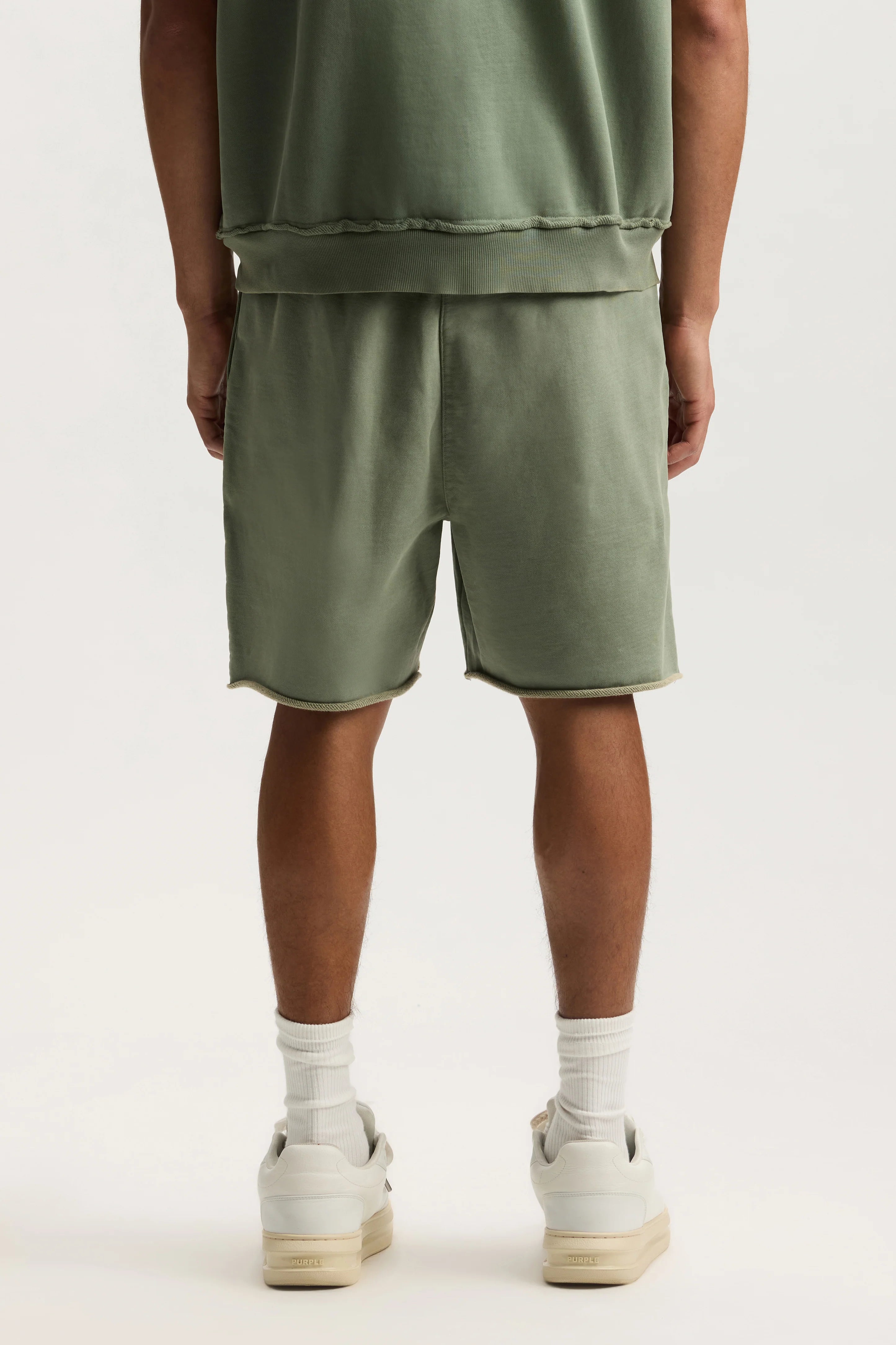 Purple Brand Slugger Script Short