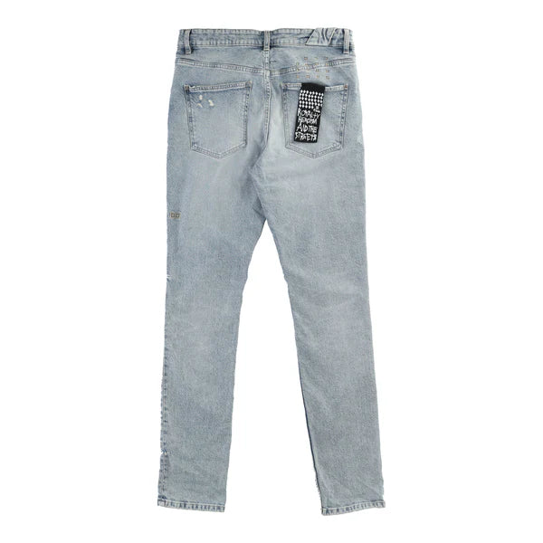 Ksubi Chitch Champagne Destroy Sketch Jeans